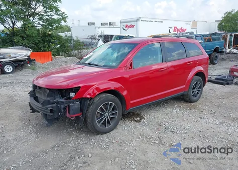 2018 Dodge Journey Se из США, поврежденный, VIN 3C4PDCAB9JT288738